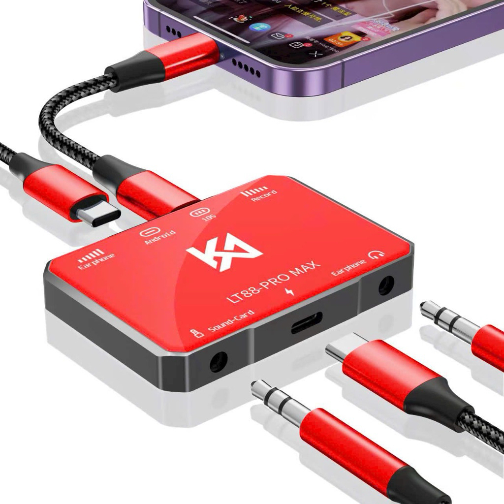 bos stereo live lt88 promax kiêm xạc cho adroi và iphone hai trong 1