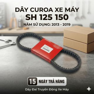 Dây Curoa / Dây Đai Truyền Động SH Việt Nam 125 150 (2011–2019) & SH Indo – Bền, Ít Trượt, Tăng Tốc Êm