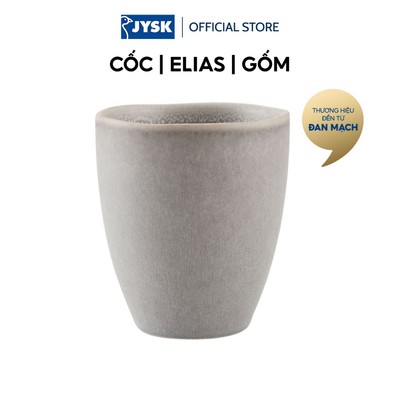Cốc | JYSK ELIAS | gốm | xám | Ø9xC10cm