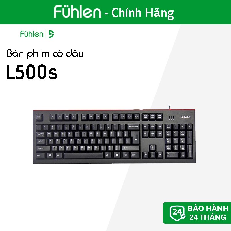 Bàn phím có dây Fuhlen L500S - Chính hãng bảo hành 2 năm