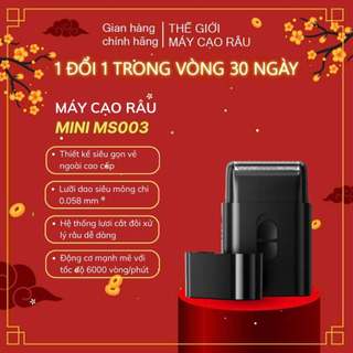 MÁY CẠO RÂU MINI MS003, THIẾT KẾ NHỎ GỌN - CAM KẾT CHÍNH HÃNG