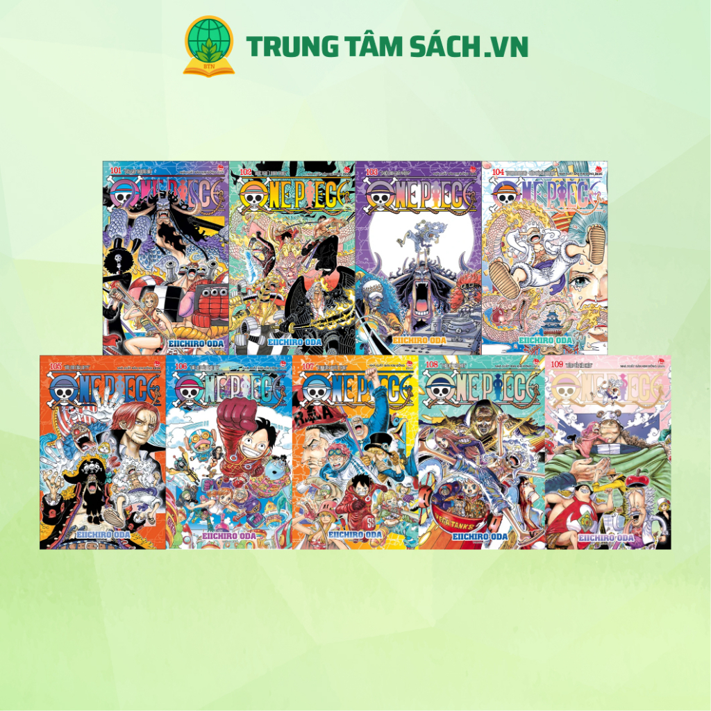 Sách - Bộ 9 Cuốn Truyện Tranh One Piece (Tập 101 - 109)