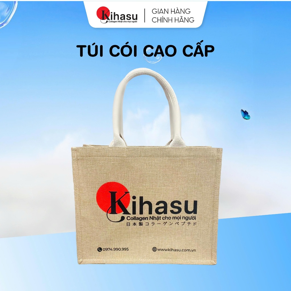 Túi Cói Kihasu Cao Cấp Du Lịch, Đi Biển Phiên Bản Giới Hạn Kihasu
