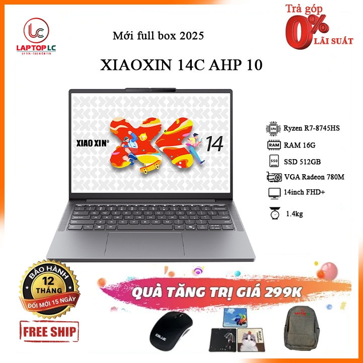 Lenovo IdeaPad Slim 3 (XiaoXin 14c) AHP10 {Ryzen R7-8745HS / 16G / SSD 512GB / VGA 780M / 14Inch, FHD+} [LAPTOPLC] | BigBuy360 - bigbuy360.vn