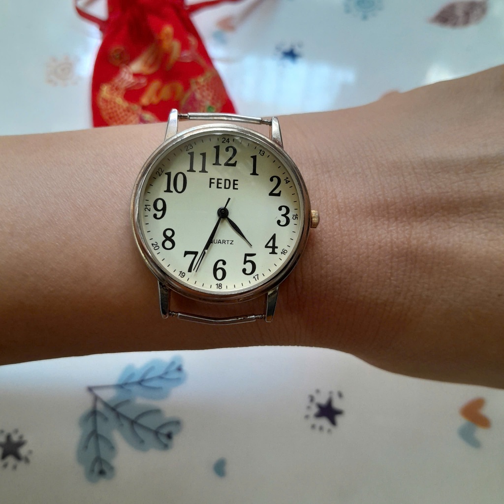 Mặt đồng hồ FEDE size mặt:34mm second hand si nhật- đã qua sử dụng