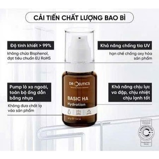 Drceutics - Tinh Chất Cấp Ẩm Cho Da Dầu Mụn (Basic HA Hydration) - 40g