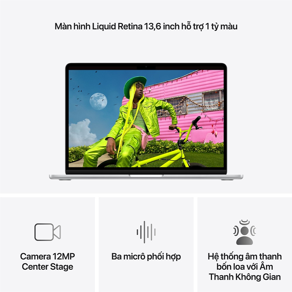 Máy tính xách tay Apple MacBook Air M5 13.6 inch 2026 (10CPU | 8GPU | 16GB RAM | 512GB SSD) | BigBuy360 - bigbuy360.vn