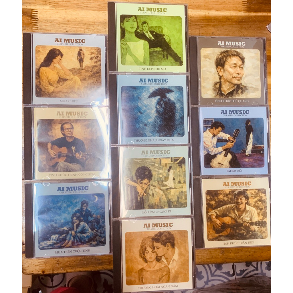 CD nhạc vàng – nhạc tình tuyển chọn AI MUSIC