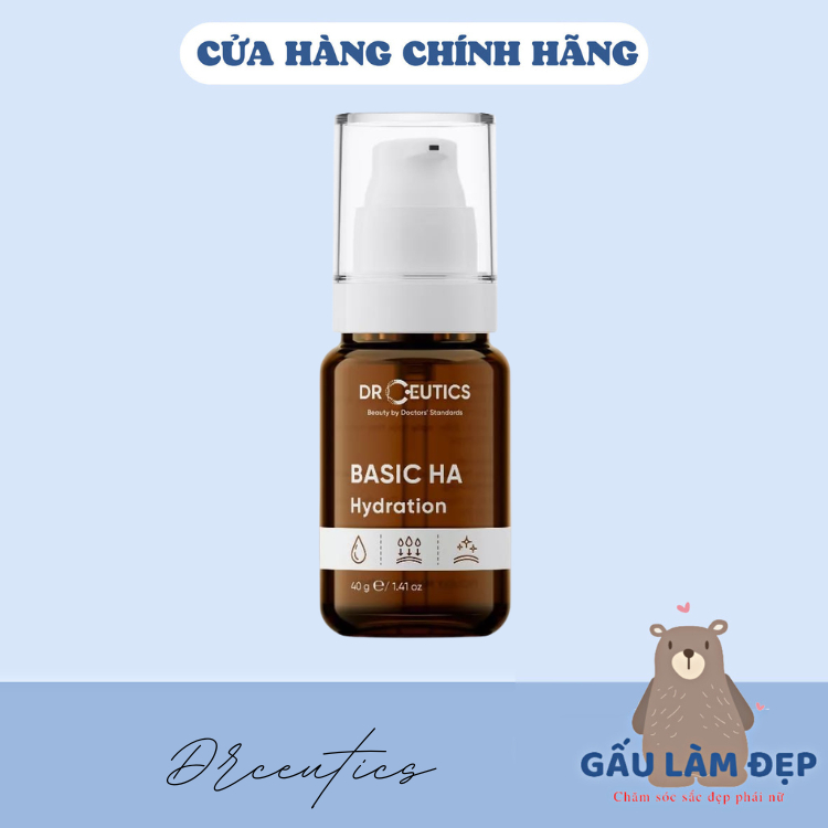 Drceutics - Tinh Chất Cấp Ẩm Cho Da Dầu Mụn (Basic HA Hydration) - 40g