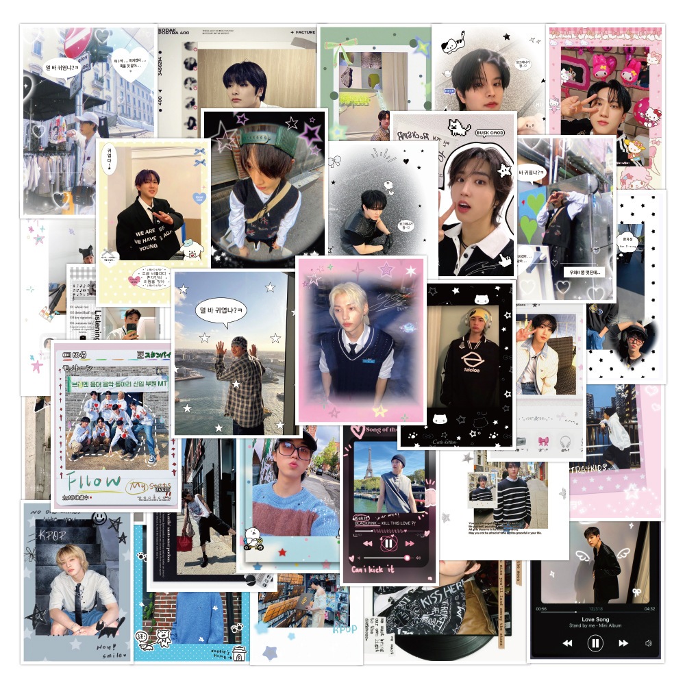 Set  Sticker Idol Kpop Dán Trang Trí – Ảnh Idol Cute, Sticker Hàn Quốc Trang Trí Sổ Tay, Điện Thoại,