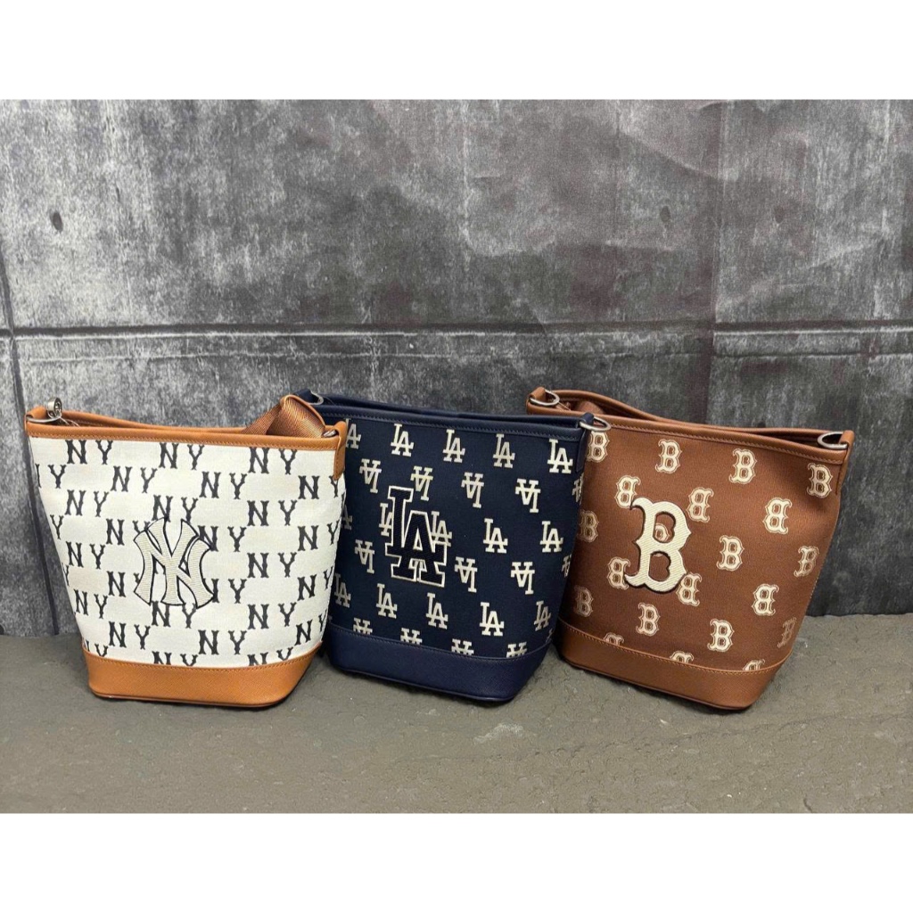 [ CHÍNH HÃNG ] TÚI TRÒN CANVAS NHÀ MLB - TÚI BUCKET MLB MONOGRAM AUTHENTIC