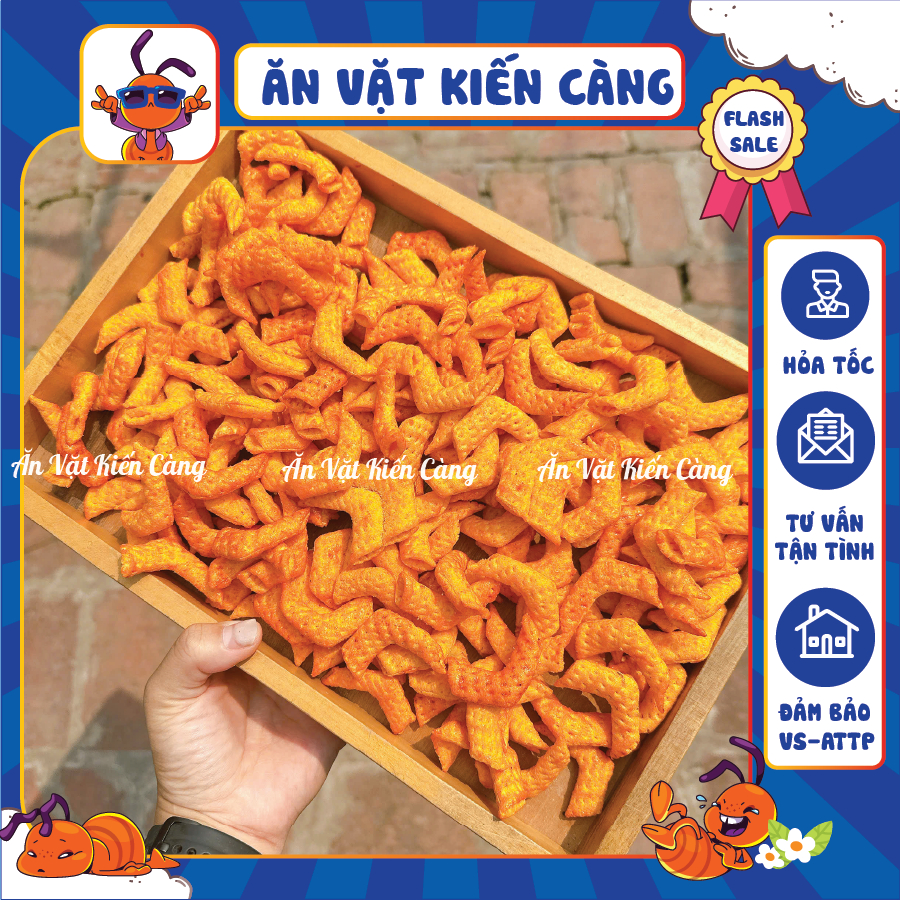 Snack Bim Bim Cánh Gà Đỏ Cay Ngọt Lắc Phô Mai, Bim Bim Cánh Gà Tuổi Thơ