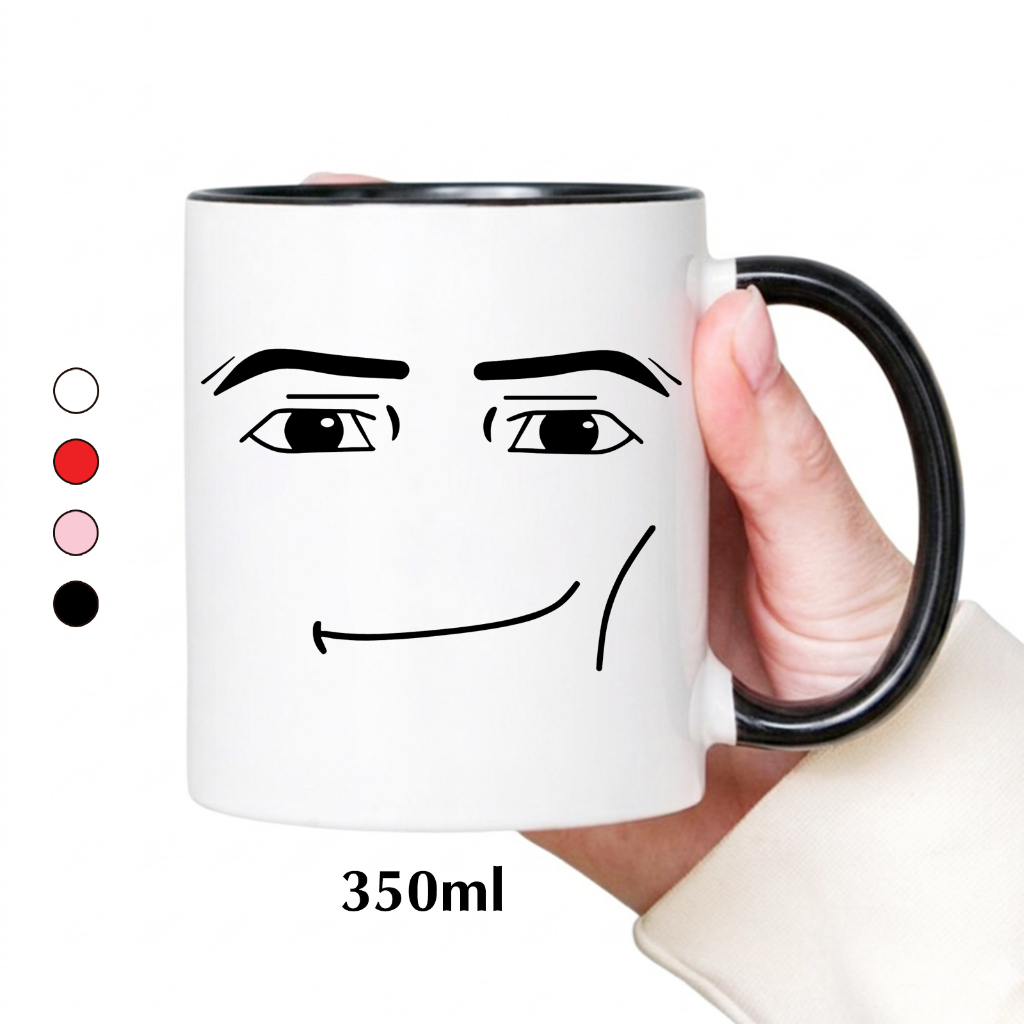 Ly Sứ Cốc Sứ Hình Mặt Roblox Hài Hước, Cốc Sứ Roblox Face