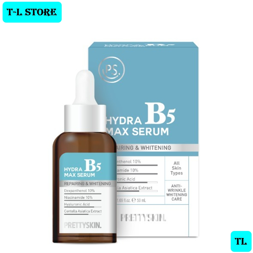 [VAT + TEM PHỤ] Prettyskin Hydra Max Serum B5 -  Serum B5 phục hồi dưỡng trắng Hàn Quốc Prettyskin