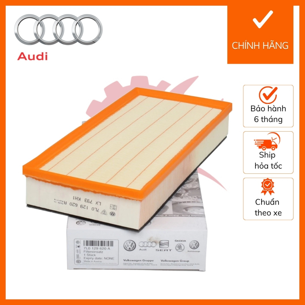 [Chính Hãng] Lọc gió động cơ Audi Q7 (2006-2015) Volkswagen Touareg Porsche Cayenne (2003 – 2010)