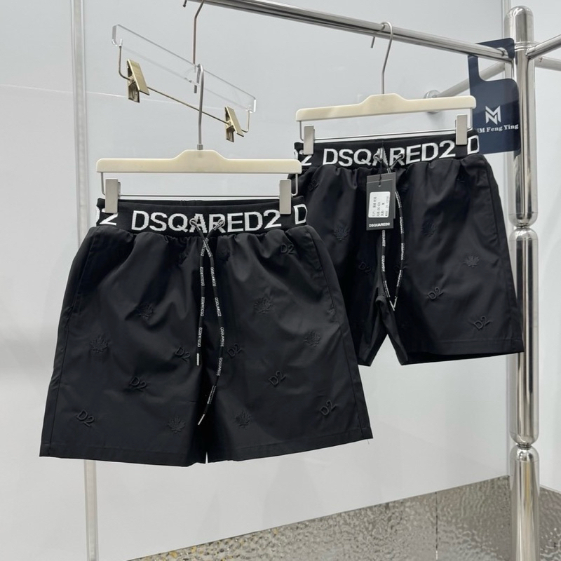 Quần Short Gió Nam PB Gió Dù Thêu Logo Lá Phong D2 Monogram Phối Cạp trend_store