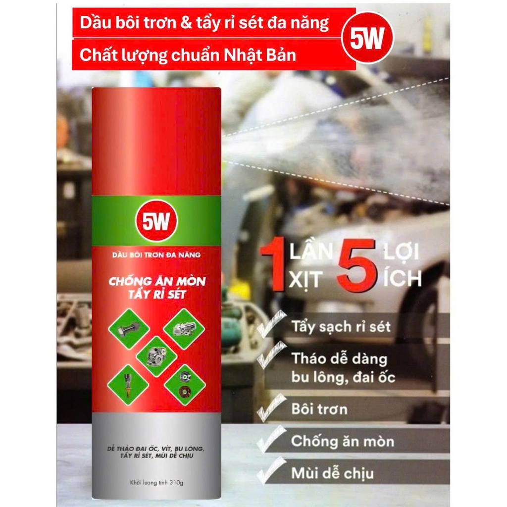 Vệ sinh sên 5W