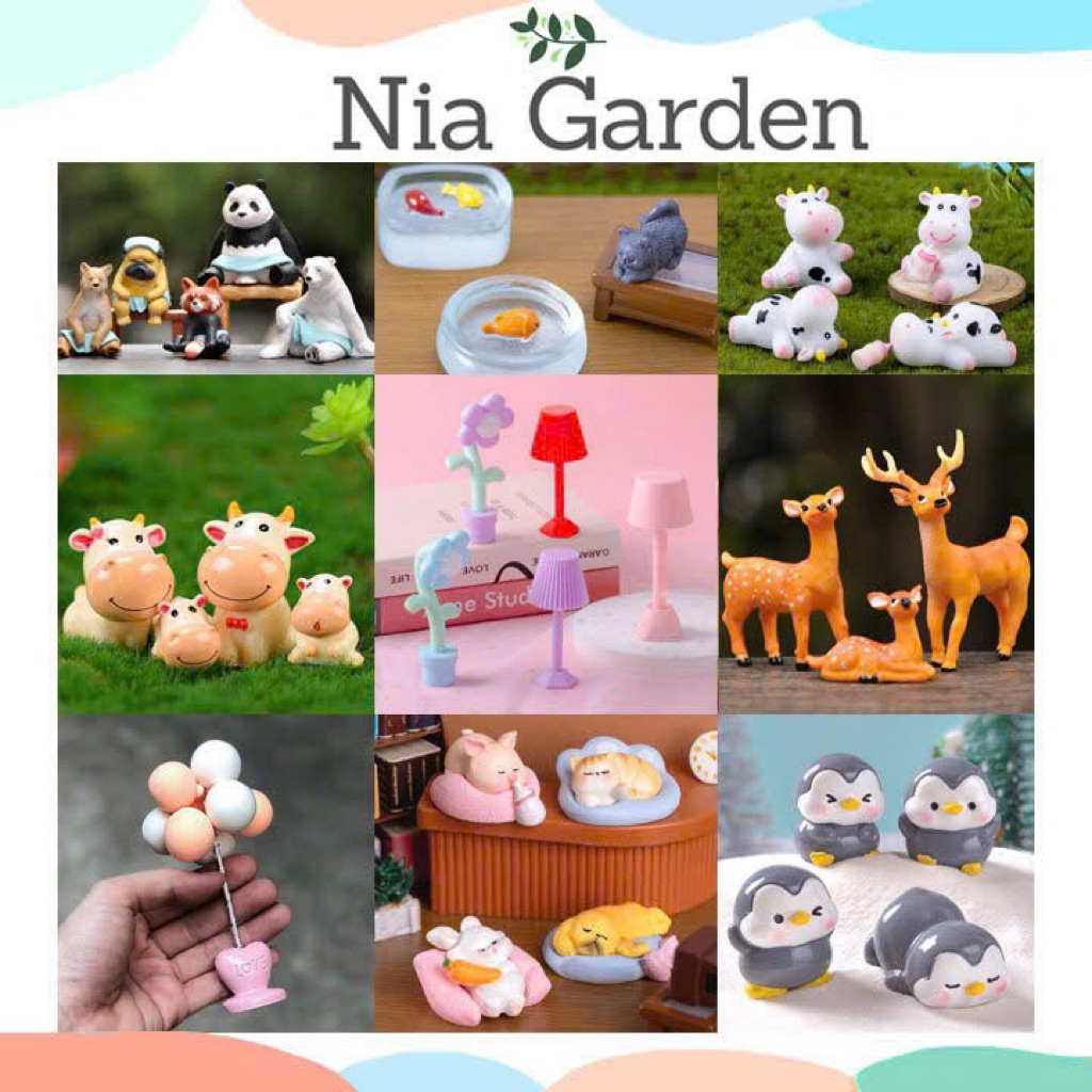 Tiểu cảnh ong vàng mini trang trí cây cảnh bể cá Nia Garden N5
