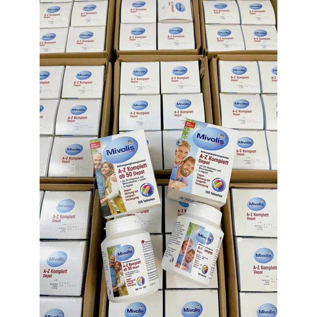📣📣📣 Viên uống bổ sung vitamin tổng hợp MIVOLIS AZ DEPOT AB50 và MIVOLIS AZ DEPOT