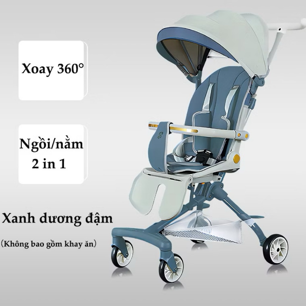Xe đẩy Beige dành cho bé sơ sinh - 3 tuổi, hàng fullbox