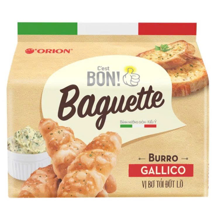 Bánh Mì Baguette Bon Orion Nướng Vị Bơ Tỏi Kiểu Ý
