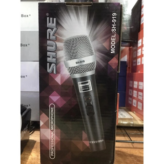 Mic Có Dây SHUR 919 dây dài 5m,lọc nhiễu tốt,hát nhẹ nhàng,karaoke gia đình