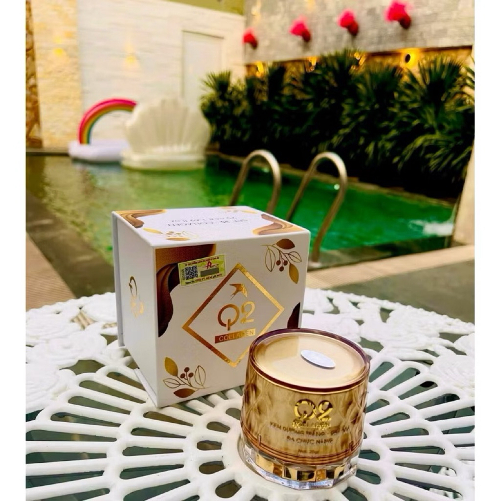 Kem Q2 Vàng Collagen Mẫu Mới 2025 Hàng Chính Hãng