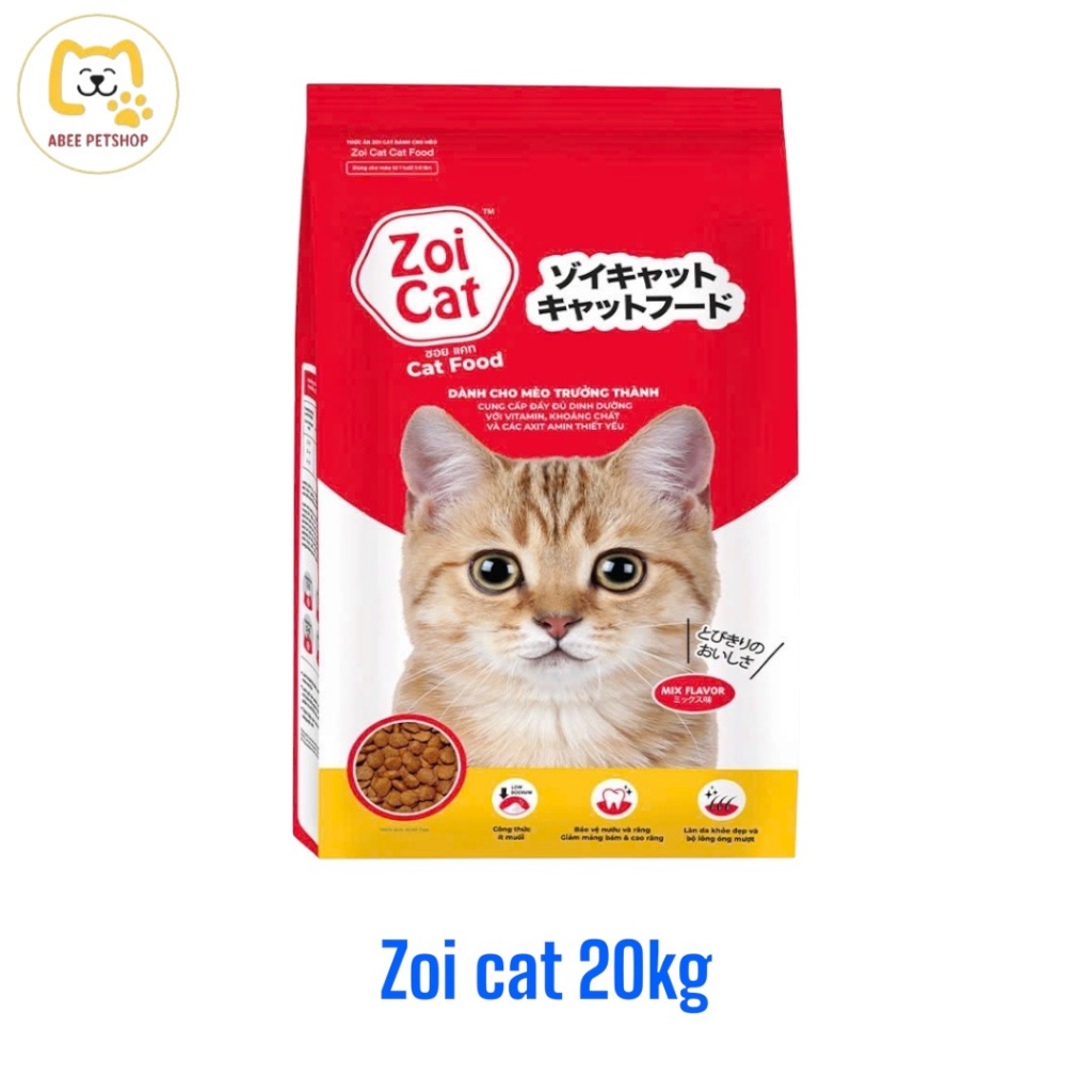 [BAO 20KG] - HẠT CHO MÈO ZOI CAT 20KG - NGUYÊN BAO 20 GÓI 1KG - THÁI LAN - BÁN CHẠY