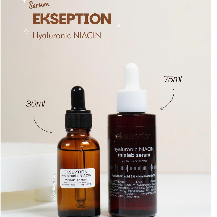 Tinh Chất Serum Ekseption Hyaluronic NIACIN Mixlab Serum (HA + 5% B3)
