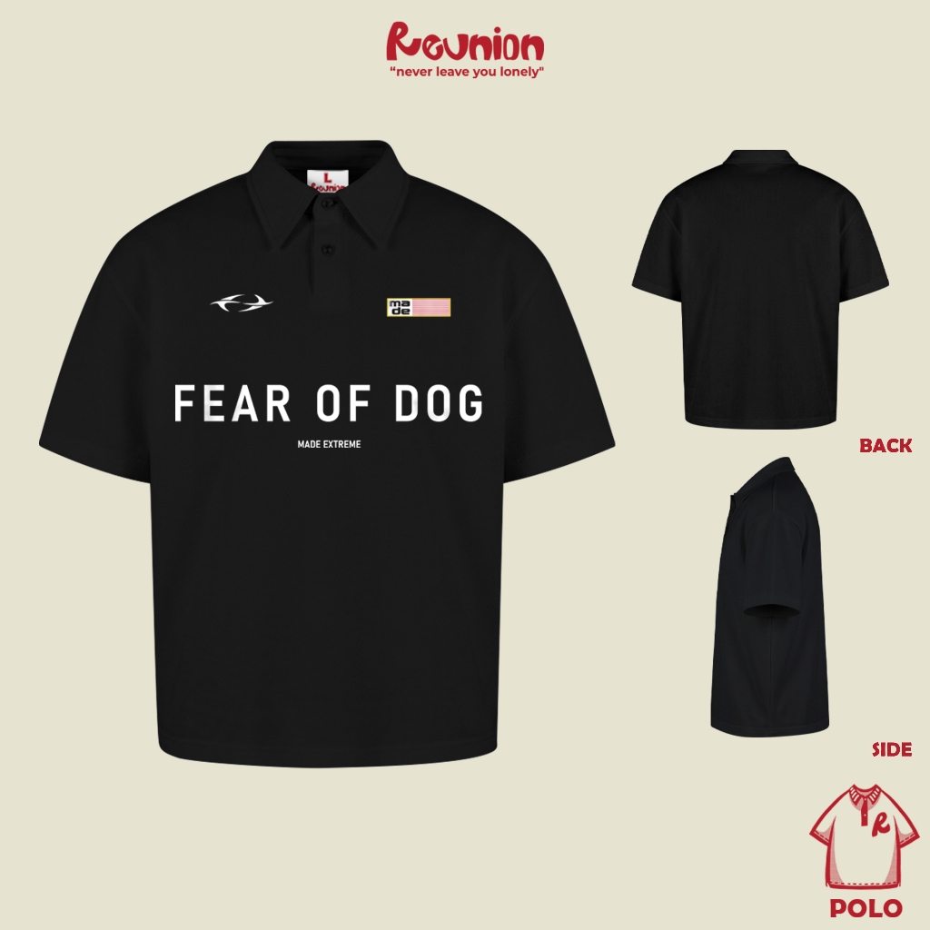 Áo Polo REUNION "FEAR OF DOG" PL6