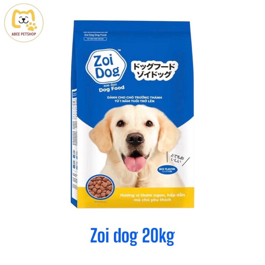 [BAO 20KG] - HẠT CHO CHÓ ZOI DOG BAO 20KG - 20 GÓI 1KG - THÁI LAN - BÁN CHẠY