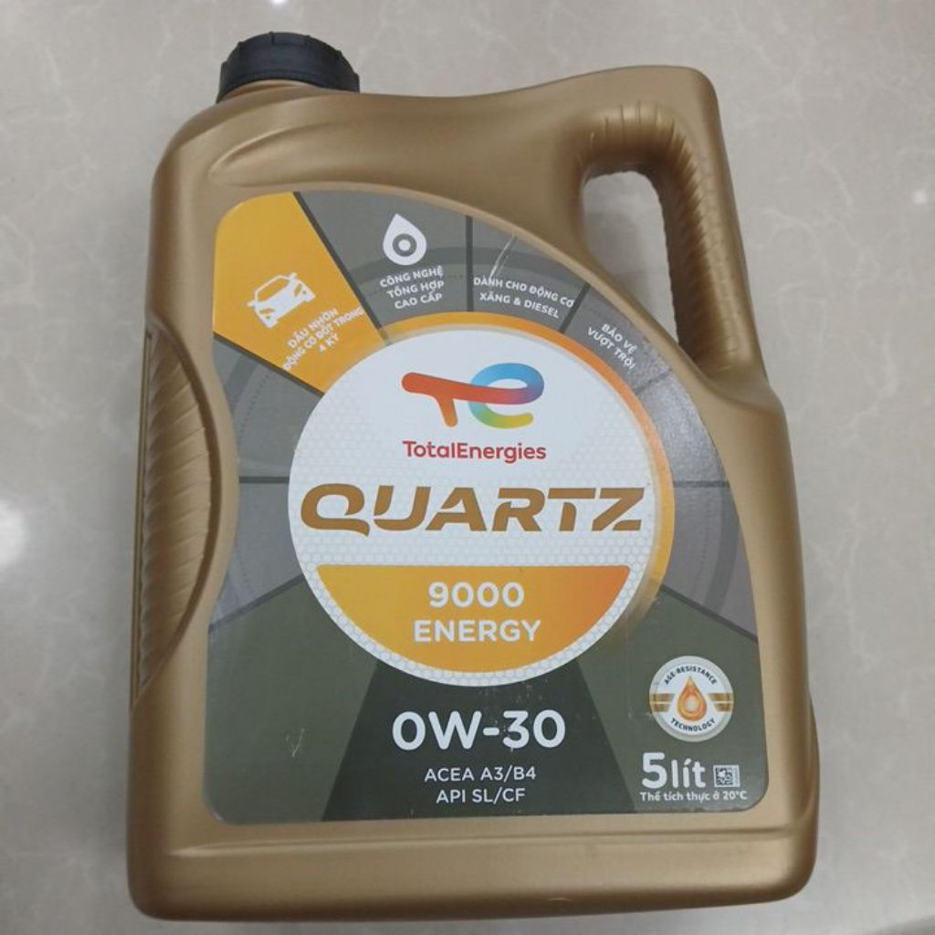 Dầu nhớt Total QUARTZ 9000 ENERGY 0W30 5 lít - Dầu nhớt Total - Nhớt động cơ xăng