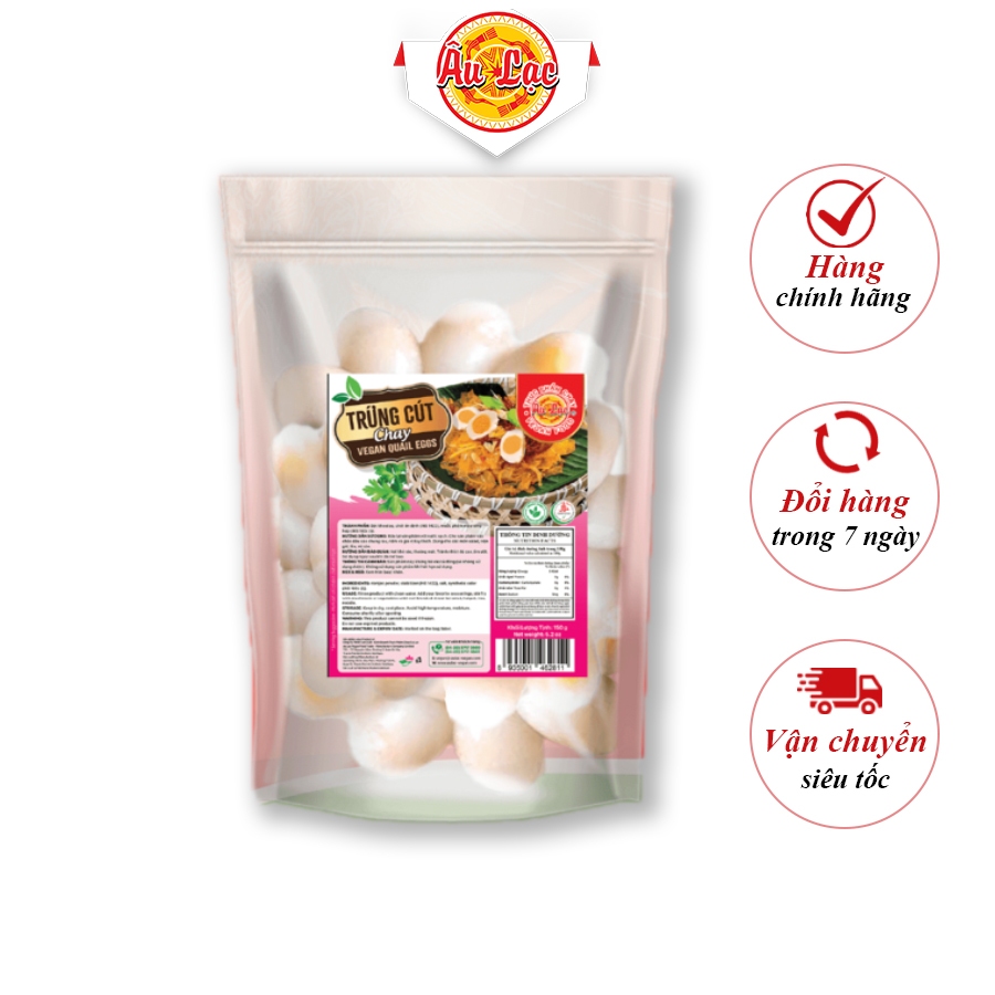 Trứng Cút Chay 200g - Thực Phẩm Chay Âu Lạc, Đồ Chay, Đồ Khô Chay
