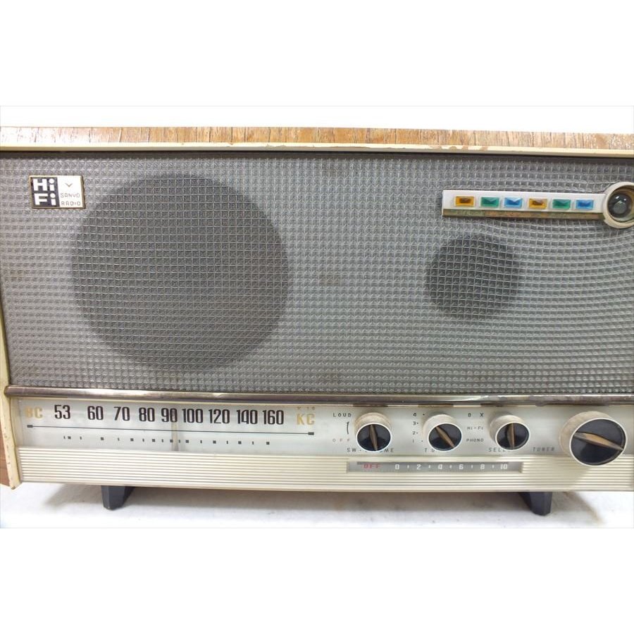 Đài Radio bóng đèn SANYO SS-880 HOẠT ĐỘNG TỐT CÓ AUX