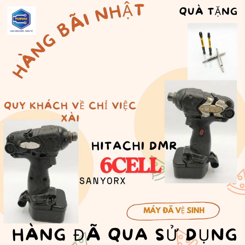 khoan vít hitachi DMR 12V,