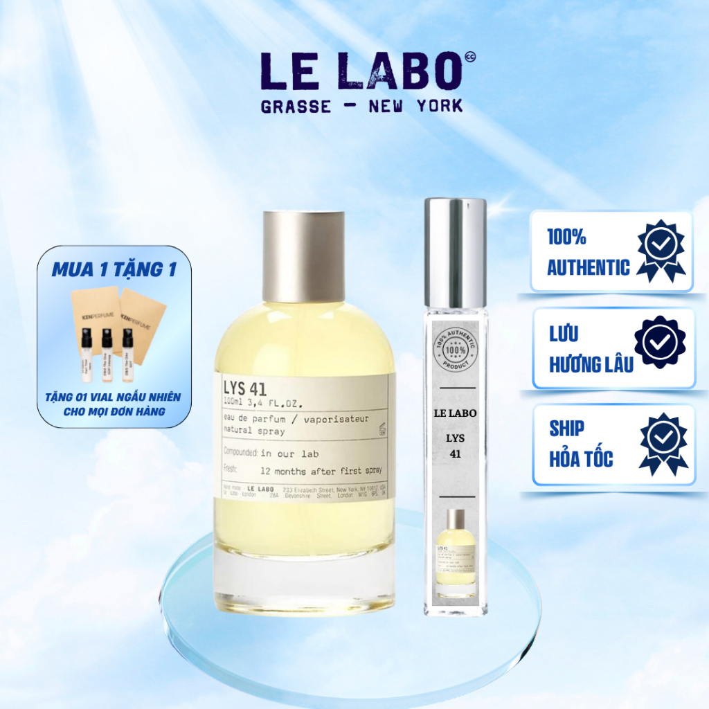 [Auth]Nước hoa Le Labo Lys 41 |Hàng chính hãng Le Labo tặng 2ml bất kỳ