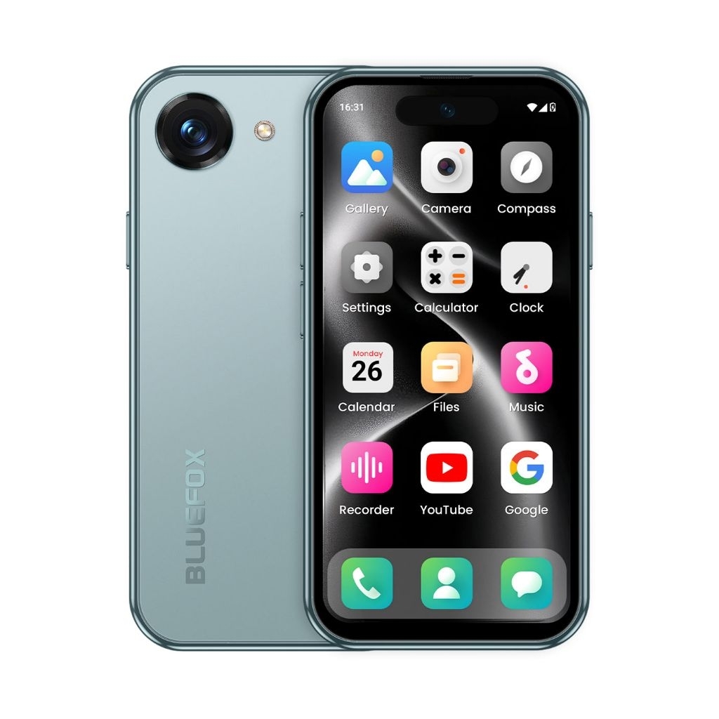 điện thoại siêu nhỏ mini BLUEFOX NX1 - 8/128 - Android 15 - Helio G81 - 2 SIM