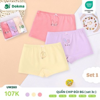 Sét quần chíp đùi bé gái Dokma