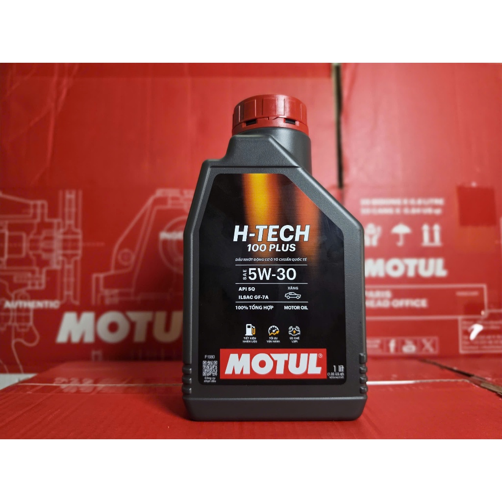 DẦU NHỚT DÀNH CHO OTO MÁY XĂNG MOTUL H-TECH 100 PLUS 5W30 SP 1L