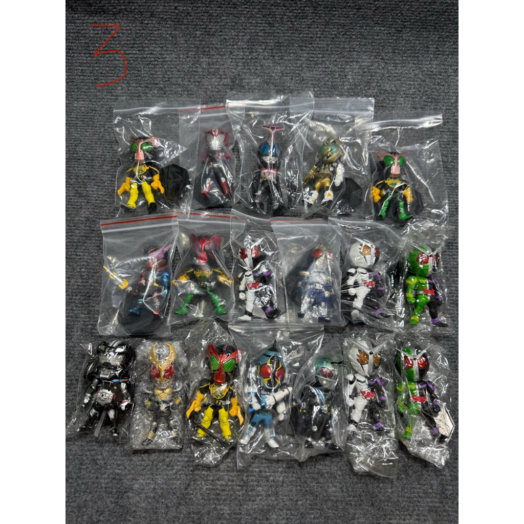 Mô hình Kamen Rider WCF - Mô hình Kamen Rider Chibi - Ozu - Diver - Kabuto - Fang- W