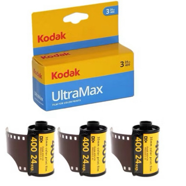 Combo Pack 3 Kodak Ultramax 400 24exp Date 05/2028 film 35mm