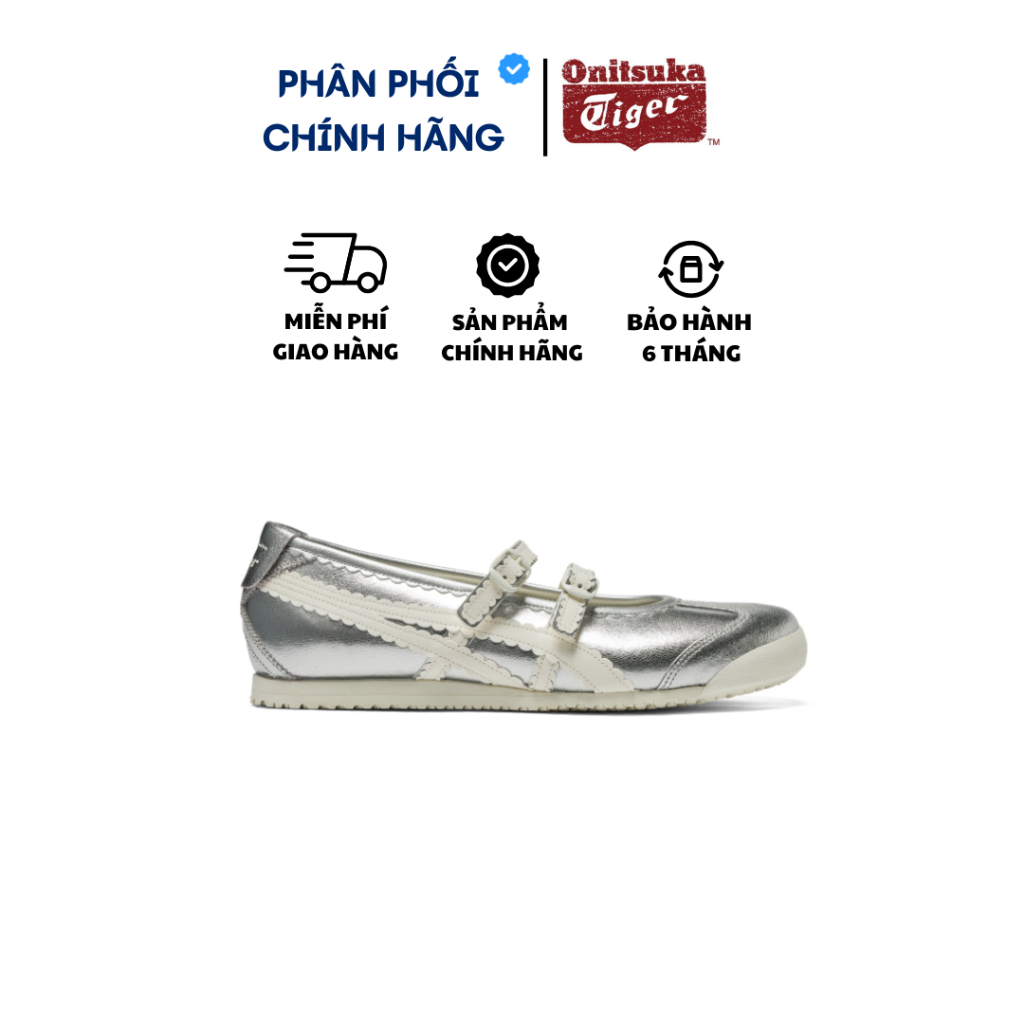 Giày Onitsuka Tiger Ballet 'Silver' Chính Hãng, Onitsuka Tiger Real Fullbox