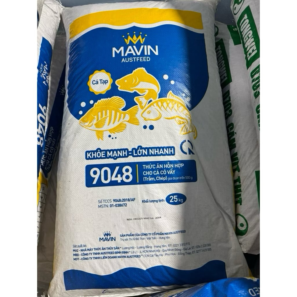 5kg Cám cá 20% đạm dành cho cá chép, cá tra , cá da trơn