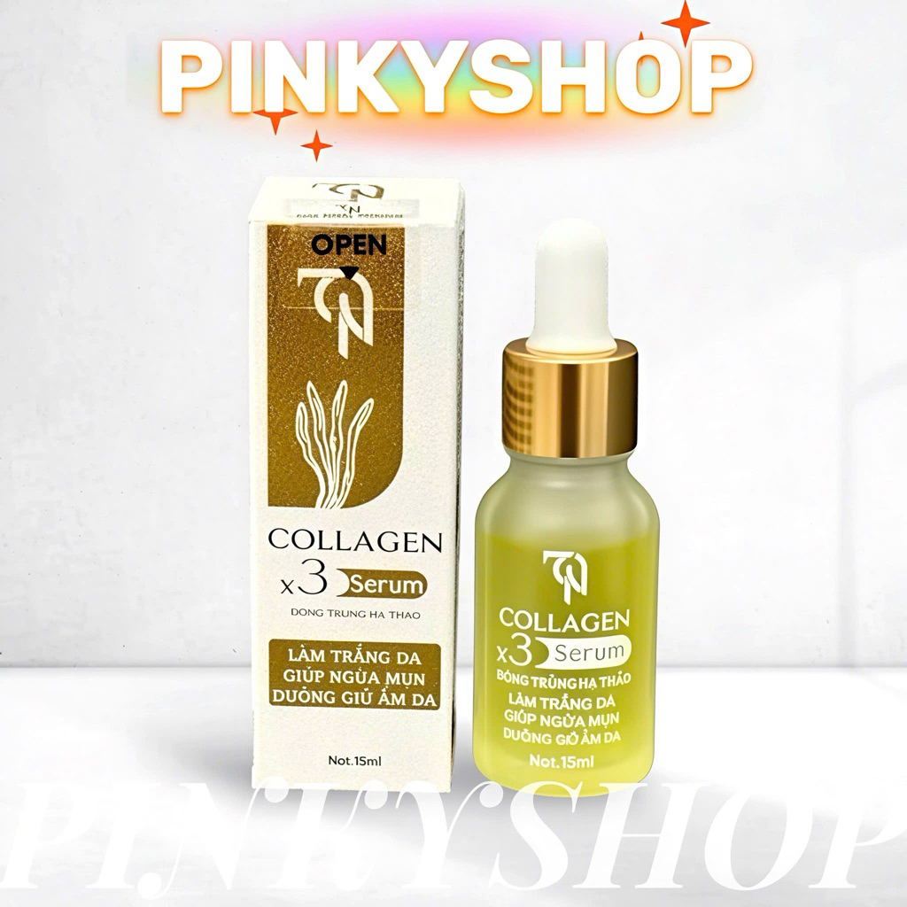 Serum collagen X3 Đông Anh 15ml tinh chất dưỡng sáng mịn da