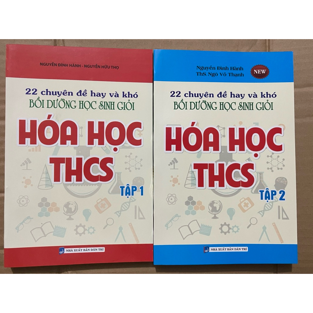 Sách - Combo 22 Chuyên đề hay và khó bồi dưỡng học sinh giỏi Hoá Học THCS (2 tập) MHbook
