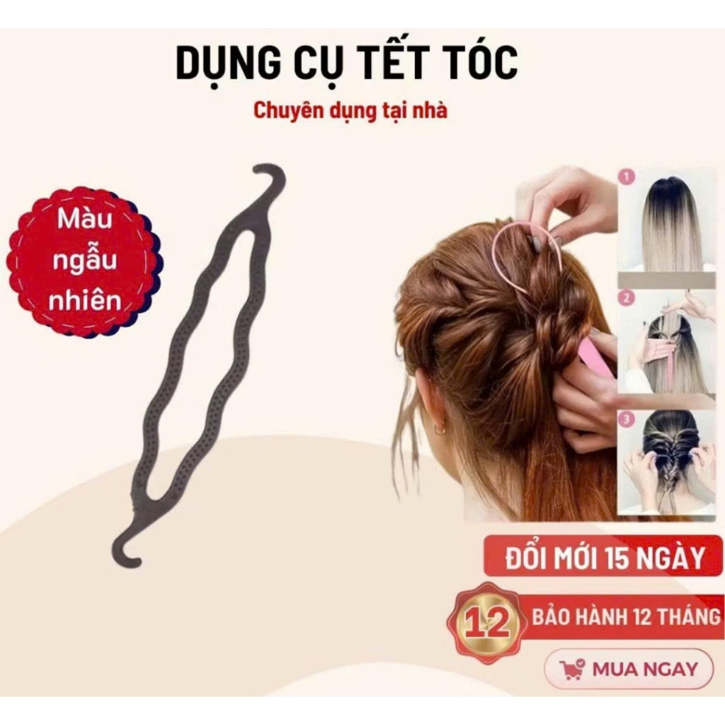 Quà Tặng Bộ Tết Tóc 4 Món Cho KH Mua Quạt Điều Hòa Đeo Hông, Quạt Tích Điện, Tủ Sấy, Áo Điều Hòa