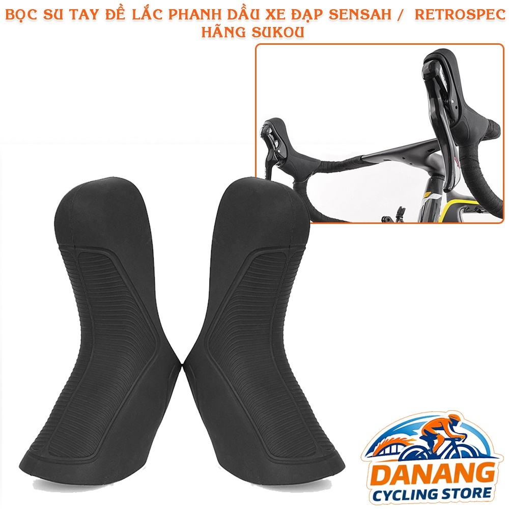 Bọc Cao Su Tay Đề Lắc Xe Đạp (Hãng SUKOU) – Dùng Cho Sensah / Retrospec (Phanh Đĩa Dầu HRD)