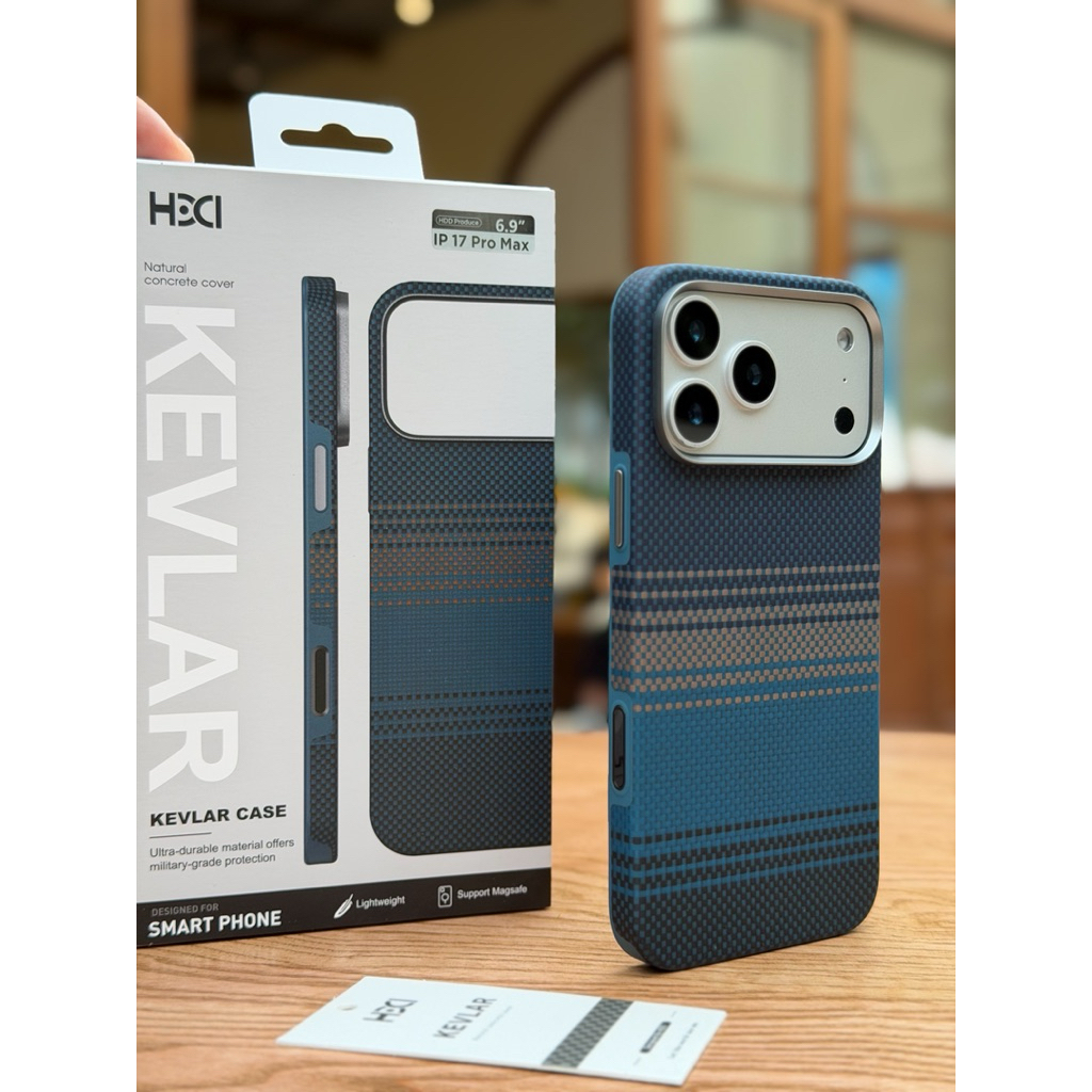 [ Camera Control ] Ốp lưng HDD Kevlar Case Full viền siêu mỏng chống sốc , hỗ trợ sạc không dây iPho