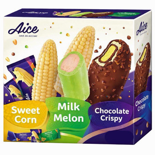 Thùng kem Aice mix bắp-lưới-sô giòn 40 cây tặng 4