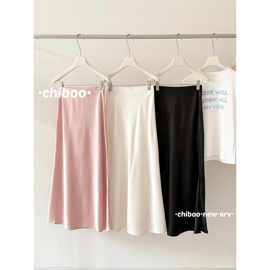 Thu.NStore- CHÂN VÁY LỤA ĐUÔI CÁ NHẸ QC MỚI 95 cm